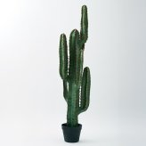 観葉植物 造花 柱サボテン BROWN 全高約112cm 中型 フェイクグリーン 本物そっくり おしゃれ インテリア 人工観葉植物 アーティフィシャルグリーン オフィス 店舗 ホテル 開店祝い 室内 サボテン カクタス フェイク
