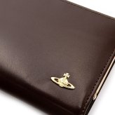 ヴィヴィアン 長財布 レディース ブランド がま口 vivienne westwood ヴィヴィアンウエストウッド ヴィンテージ WATER ORB 長財布 がま口 ダークブラウン 3118M11-3-F