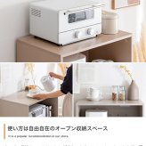 食器棚 ゴミ箱収納付き ミニレンジ台 幅60ｃｍ レンジ台 ミニキッチン収納 おしゃれ スライドトレー付き レンジラック レンジボード レンジ棚 大容量 コンパクト 省スペース 北欧 モダン 木製 白 ホワイト グリーン かわいい ワンルーム 社員寮