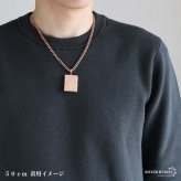 ステンレス ロケットネックレス HIPHOP 喜平チェーンネックレス ロケットペンダント マリアネックレス 写真 記念 思い出 50cm 60cm ピンク 聖母 6面カット メンズ 男性 金属アレルギー対応