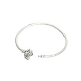 パンドラ PANDORA Moments Barrel Clasp Snake Chain Bracelet アクセサリーブレスレット 594593c00-17 レディースシルバー