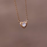 ハワイアンジュエリー ネックレス ステンレス オープン ハート スクロール ゴールド シルバー 金属アレルギー チェーン付き サージカルステンレス つけっぱなしOK プレゼント ペア