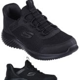 スケッチャーズ スリップインズ キッズ ジュニア スニーカー 男の子 女の子 運動靴 黒 ハンズフリー SKECHERS Slip-ins BOUNDER バウンダー ノーマル幅 403822N 403822L 303585N 303585L