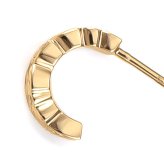 ハワイアンジュエリー フープピアス 誕生石 カットアウト Sサイズ 片耳 一個購入可K10ゴールド地金入りシリコンキャッチ シンプル 20G ゲージ 受注生産 メンズ レディース 誕生日 プレゼント【品番：GSE107】
