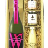 ★ 送料無料 ★ Ｗ ( ダブリュー ) 山田錦 純米  720ml ＋ ディップ3種セット【 9448 】【 日本酒・おつまみセット 】【 要冷蔵 】【 ハロウィン 贈り物 ギフト プレゼント 誕生日 結婚のお祝い 】