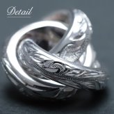 ハワイアンジュエリー シルバー ペンダント トップ トリプルエターナルリング 3リング 3連 シンプル シルバー925 ネックレス チェーン別売 ペンダントヘッド メンズ レディース 誕生日 プレゼント ハロウィン 【品番：SP3015】