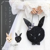 ポーチ レディース 小さめ 持ち手付き うさぎ リリラパン 大人可愛い