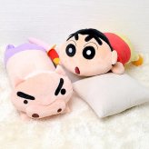 クッション クレヨンしんちゃん ぬいぐるみ クッション クレしん もっちり寝そべりクッション しんちゃん シロ ぶりぶりざえもん パジャマ もちもち もっちり 枕 まくら 大きい キャラクター インテリア グッズ 雑貨 贈り物 子供 キッズ 男の子 女の子 プレゼント ギフト 