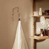 ferm LIVING ファームリビング ウォールハンガー Curvature ダブルフック ウォールハンガー壁掛け フック 北欧雑貨 おしゃれ 帽子 バッグ コート インテリア雑貨 北欧 雑貨 インテリア うねうねフック