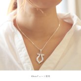 ハワイアンジュエリー ネックレス シルバー ネックレス 刻印 無料 誕生石入れ可 ホースシュー 馬蹄 蹄鉄 U字型 魔除け シンプル シルバー925 ギフトラッピング可能 チェーン 長さ選べる プレゼント ハロウィン 【品番：CG-SP2524】