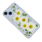 【ほぼ全機種対応スマホケース❁】押し花スマホケース NO.514（ホワイト）（着日指定不可） 押し花＆レジン iPhone/Xperia/AQUOS/Galaxy他
