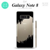 【SC01K】【スマホケース/スマホカバー】【ギャラクシー ノート8】SC01K スマホケース Galaxy Note8 SC-01K カバー ギャラクシー ノート8 イラストデザイン（B） 黒 nk-sc01k-194【メール便送料無料】