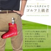 【名入れ】 父の日 プレゼント 実用的 ゴルフ パターカバー ホルダーゴルフ用品 誕生日 プレゼント おしゃれ おもしろ ゴルフ用品 実用的 ギフト 軽量 本革 レザー ベルト付 ゴルフタグ ゴルフバッグ メンズ 男性 父親 上司 コンペ 記念《 格言 パターカバーホルダー 》 翌営業日出荷