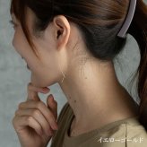 アメリカンピアス ピアス チェーン カーブタイプ オールステンレス 金属アレルギー対応 サージカル 医療用 フック キャッチなし 流線型 シンプル プレゼント