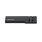 包丁研ぎ器 ビタクラフト SOLID KNIFE シャープナー VC-SS90 BK ステンレス包丁 両刃専用 ダイヤモンド砥石 セラミック砥石 2段階 包丁研ぎ シャープナー 研ぎ器 砥石 コンパクト 軽量 滑り止め 家庭用 キッチンツール 新生活 プレゼント ギフト