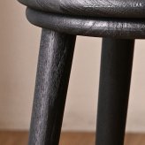 ダイニング家具 スツール カゴメ編み ラタン ラタンスツール 籐椅子 チェア 木製 スペース チーク 無垢材 ラタンチェア 軽い おしゃれ モダン リビング 玄関 ダイニングチェア 椅子 北欧 ジャパンディ ブラック 韓国インテリア