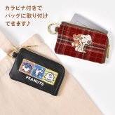 スマートキーケース スヌーピー キャラクター レディース メンズ かわいい 窓付き 車 鍵 免許証 カード収納 鍵入れ キーホルダー カラビナ付き スマートキーカバー カーキーホルダー カーキーケース おしゃれ オラフ ブラック レッド ブラウン 車グッズ SNOOPY PEANUTS
