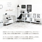 Noko 2段ラック 幅90 NKRC0350 ローボード 収納棚 ラック シンプルスタイル ポップ 角型 木製 ローシェルフ シンプル 収納家具 A4対応 北欧風 韓国インテリア幅91cm 奥行36cm 高さ52cm 新生活