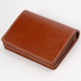 ベリーズヨーク　BELLIES YORK　コンパクト財布　二つ折り財布　BYTM1916BR　ブラウン　茶色　ベジタブルタンニン　イタリアンレザー　牛革　”エイジングを楽しむ革小物”