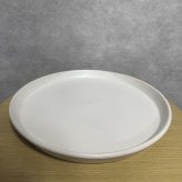 植木鉢 おしゃれ 大型 陶器 13号 受け皿付き セット KONTON コントン WYモダン マット釉 白 ホワイト L 直径40cm 底穴あり 室内 観葉植物 丸型 ラウンド シンプル 北欧 和モダン インテリア リビング 玄関 半磁器 セラミック 焼き物 大きい フロアポット WY-PR1W13P