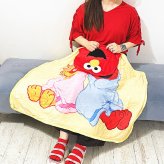 セサミストリート エルモ＆ゾーイ ブランケット 送料込み