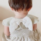 Lien de famille リヤンドファミーユ もこもこ天使スタイ | 綿100 コットン ガーゼ タオル地 ビブ スタイ 大判 大きい よだれかけ よだれ 多い ビブ バーピービ