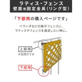 ガーデン エクステリア ラティス・フェンス壁面用固定金具 リング型 下部20個 S-LVKB35-20P 新生活