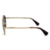 マックスマーラ Max Mara サングラス ノーズパッド UVカット アイウェア スクエア 多角形 ジオメトリック MM0143/S 32Y 59 メンズ レディース ユニセックス ゴールド+パープル 海外正規品