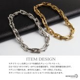 ステンレス 珍しい形状 チェーンブレスレット メンズブレスレット スタイリッシュ ゴールド シルバー スクエア シンプル 重厚感 存在感 メタル 男性 金属アレルギー対応