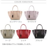ハンドバッグ レディース 通勤 HALEINE ミディアム サイズ 天ファスナー サフィアーノ レザー ピンクベージュ/ライラック/トープ/レッド/ブラック 軽い バッグ 大人 ミニトートバッグ ギフト プレゼント 4FB (07000177r)
