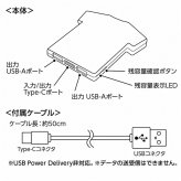 【ご注文15個から】Tシャツ型モバイルバッテリー5000mAh【名入れサービス・のし、のし印刷、包装無料】