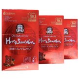 ホンサムウォン　正官庄　紅蔘元　ドリンク　50ml×30袋　コンパクト　高麗紅蔘エキス（1袋あたり約180 mg）ナツメ、ショウガ、シナモン、クコをブレンド【輸入者：株式会社韓国人公社ジャパン】
