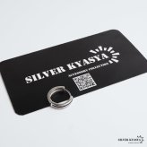 シルバー925 ストーンピアス フープピアス ブラックライン シルバーピアス キラキラ スタイリッシュ 大人 カッコイイ 小粒 片耳1点 メンズ 男性 金属アレルギー対応 イヤリング