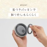 スープジャー 300ml 保温弁当箱 保温 保冷 弁当箱 セラミックコーティング 味が変わりにくい 真空断熱 大きめ飲み口 お手入れ簡単 ランチ 通勤 通学 セラミックコーティングスープジャー アイリスオーヤマ CSJ-300 *