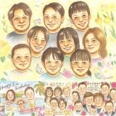 記念日のプレゼントに、感謝の気持ちを似顔絵で伝えませんか。修正無料で、納得しながら進められます。 似顔絵 家族 ギフト プレゼント 贈り物 手描き 名入れ 記念日 家族 誕生日 長寿 大人数 世代 家族全員 親族 兄弟 下書き確認 名入れ 修正無料 そっくり 似てる 一生もの 宝物 記念撮影代わり 大人数 一生もの 大家族 集合 ホワイトデー お祝い返し カラフル バレンタインデー 古希祝い