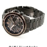 シチズン アテッサ アクトライン ブラックチタニウムシリーズ 光発電エコドライブGPS衛星電波 腕時計 ブランド メンズ チタン クロノ ソーラー CC4074-61W
