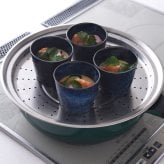 IH対応よせしゃぶ鍋26cm(蒸し器付き) オール熱源 蒸し料理 ヘルシー 多機能 ステンレス 家族 大容量 送料無料