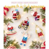 クリスマス 飾り オーナメント キラキラ インテリア オブジェ 置物 サンタ プラサンタ サンタクロース 大きめ スポーツ ツリー 装飾 玄関 ユニーク ギフト プレゼント
