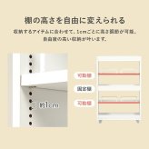 ラック 隙間収納ワゴン ロータイプ 幅12×高さ85cm 可動 キャスター付 木製 スリム ワゴン マルチ キッチン リビング コンパクト 収納スペース 両側 オープンタイプ 落下防止 ワゴン収納 食 新生活