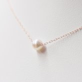 ［pearl323］ 5.5mm - 6mm 1粒 ネックレス ホワイトピンク あこや真珠