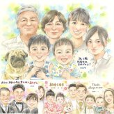 誕生日の記念に、写真をもとに、心が和む似顔絵を描きます。下書き確認ができるので、安心して贈れます。 誕生日 似顔絵 ギフト 手描き プレゼント 贈り物 名入れ 誕生日 お祝い 記念日 大人数 男の子 女の子 家族 子供 子ども 下書き確認 名入れ 修正無料 サプライズ 親孝行 実績多数 喜ばれる サプライズ 誕生日 記念 イラスト 還暦祝い 引っ越し 初任給 ハロウィン 感激 贈答品 感謝の品