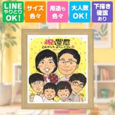 贈り物 似顔絵 還暦祝い 名入れ ギフト プレゼント 手描き 還暦 60歳 記念日 誕生日 お祝い 大人数 お母さん お父さん 家族 両親 修正無料 下書き確認 名入れ そっくり 一生もの かわいい 実績多数 還暦 長寿 60歳 思い出 贈答品 喜寿祝い 節目 快気祝い 卒寿祝い サプライズ 米寿祝い 闘病中の方への励まし 感動 百寿祝い ブライダルギフト メモリアル