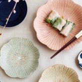 はなこまち だんらんセット 和食器 食器セット 取り皿 小鉢 ファミリー 来客用 おしゃれ 花柄 結婚祝い 新築祝い ギフト〈00482〉 M-mode