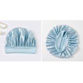 シルクナイト ヘアキャップ キッズ用 通販 子供用 キャップ シルクキャップ ナイトキャップ 就寝用 帽子 ロングヘア かわいい 可愛い おしゃれ シルク製 保湿 吸水 調湿 おやすみ 睡眠 美容 ヘアケア ルームウェア ナイトウエア