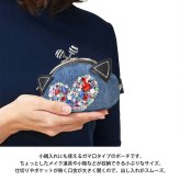  シンクビー キャンディドロップ 口金 ポーチ がま口 ミニポーチ 小銭入れ A004876 ThinkBee！メール便 送料無料 猫耳 ハート スパンコール デニム地 可愛い