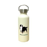 バーニーズマウンテンドッグ かわいい 取っ手付きマグボトル おしゃれ 290ml 保温 保冷 ステンレス マグボトル 取っ手付き 真空 断熱 二重構造 ボトル タンブラー 水筒 マイボトル オリジナル バーニーズ バニ 犬 ペット