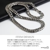 ステンレス ダブル喜平ネックレス チェーンネックレス メンズネックレス 6面カット 幅8mm 50cm 60cm シルバー 中折れ式 定番 人気 存在感 男性 金属アレルギー対応