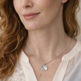 英国製 ハンドメイド シルバーネックレス レディース 925 スターリングシルバー 上品 シンプル 誕生日 記念日 ギフト