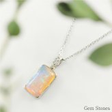 オパール ネックレス 1.376ct ダイヤモンド プラチナ Pt900 ペンダント シンプル エレガント 上品 レディース 宝石 ダイヤ 一粒 一石 ジュエリー 10月 誕生石 プレゼント