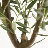 観葉植物 造花 オリーブ BROWN 全高約150cm 大型 フェイクグリーン 本物そっくり おしゃれ インテリア 人工観葉植物 アーティフィシャルグリーン オフィス 店舗 ホテル 開店祝い 室内 オリーブの木 フェイク